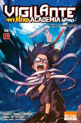 Couverture du manga Vigilante Tome 9, « Fins et commencements »