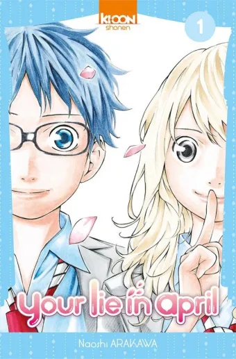 Couverture du manga Your lie in April Tome 1