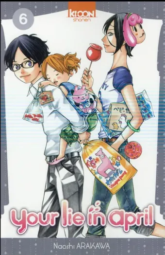 Couverture du manga Your lie in April Tome 6
