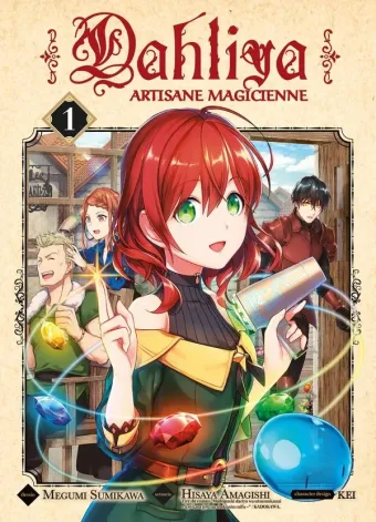 Couverture du manga Dahliya, artisane magicienne Tome 1