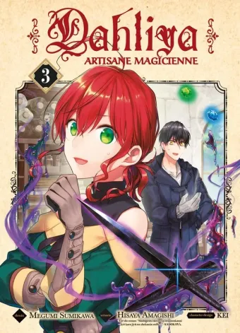 Couverture du manga Dahliya, artisane magicienne Tome 3