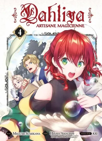 Couverture du manga Dahliya, artisane magicienne Tome 4
