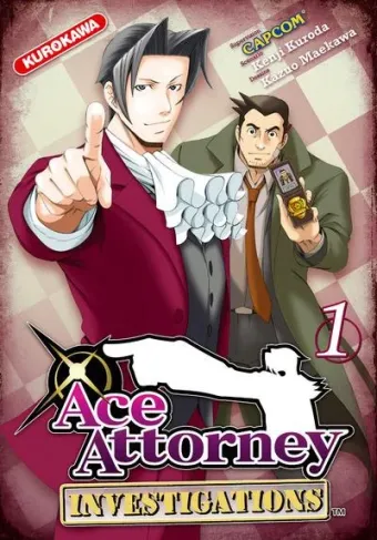 Couverture du manga Ace attorney – investigations Tome 1