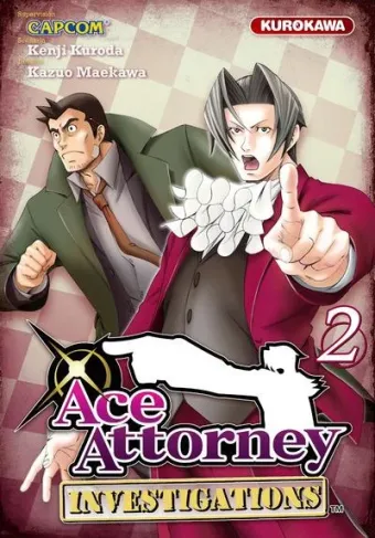 Couverture du manga Ace attorney – investigations Tome 2