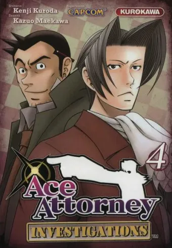 Couverture du manga Ace attorney – investigations Tome 4