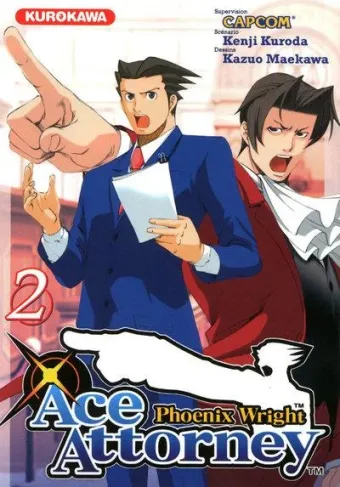 Couverture du manga Ace attorney – Phoenix Wright Tome 2