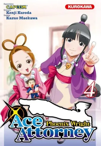 Couverture du manga Ace attorney – Phoenix Wright Tome 4