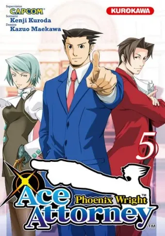 Couverture du manga Ace attorney – Phoenix Wright Tome 5