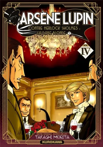 Couverture du manga Arsène Lupin contre Herlock Sholmès – la dame blonde Tome 1