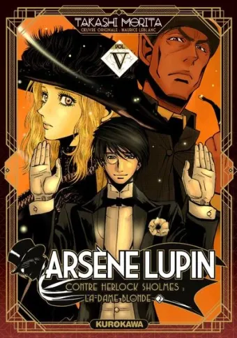 Couverture du manga Arsène Lupin contre Herlock Sholmès – la dame blonde Tome 2