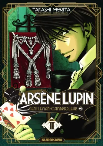 Couverture du manga Arsène Lupin, gentleman-cambrioleur Tome 2