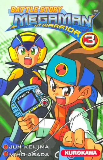 Couverture du manga Battle story Megaman NT Warrior Tome 3