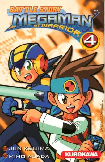 Couverture du manga Battle story Megaman NT Warrior Tome 4