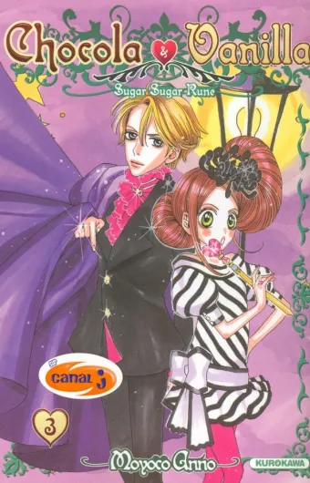 Couverture du manga Chocola & Vanilla – Sugar Sugar Rune Tome 3