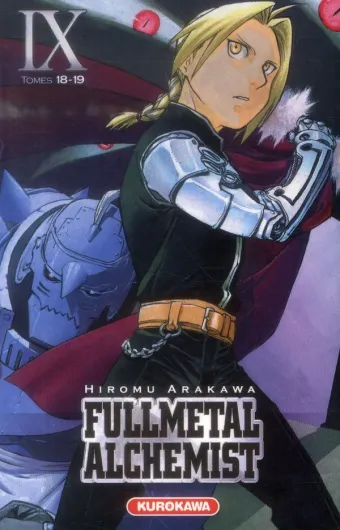 Couverture du manga Fullmetal alchemist Tome 9, « Fullmetal alchemist »