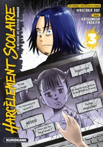 Couverture du manga Harcèlement scolaire – la méthode du détective Imamura Tome 3