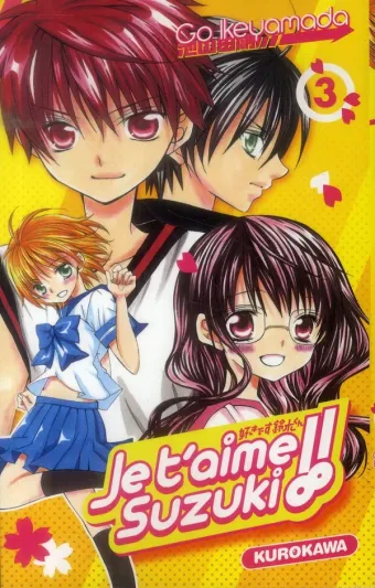 Couverture du manga Je t’aime Suzuki !! Tome 3