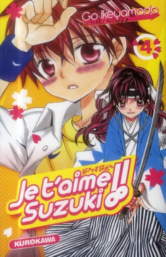 Couverture du manga Je t’aime Suzuki !! Tome 4