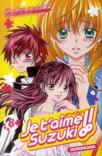 Couverture du manga Je t’aime Suzuki !! Tome 8