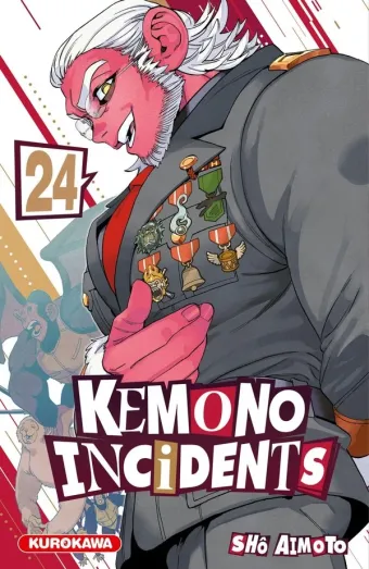 Couverture du manga Kemono incidents Tome 24