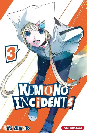 Couverture du manga Kemono incidents Tome 3