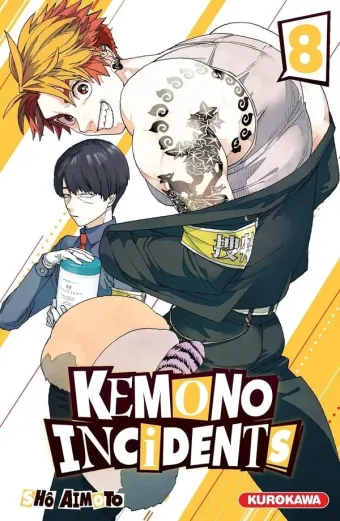 Couverture du manga Kemono incidents Tome 8
