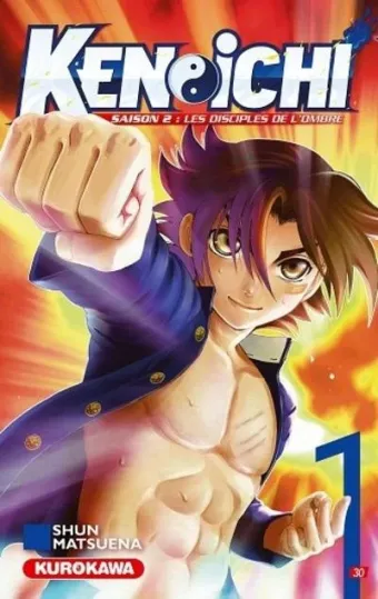 Couverture du manga Ken-Ichi, saison 2 – les disciples de l’ombre Tome 1