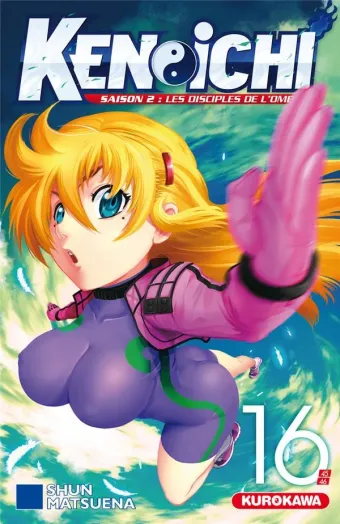 Couverture du manga Ken-Ichi, saison 2 – les disciples de l’ombre Tome 16