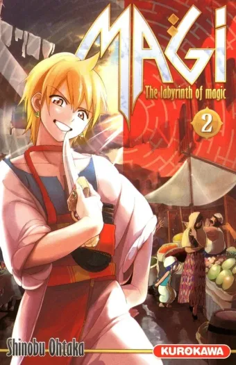 Couverture du manga Magi – the labyrinth of magic Tome 2
