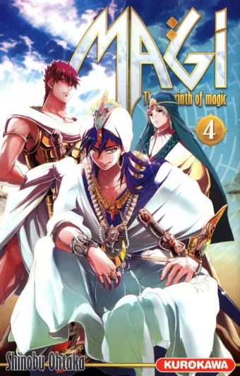 Couverture du manga Magi – the labyrinth of magic Tome 4