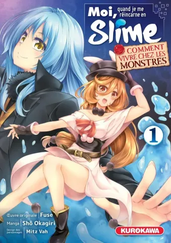 Couverture du manga Moi, quand je me réincarne en slime – comment vivre chez les monstres Tome 1
