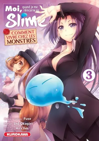 Couverture du manga Moi, quand je me réincarne en slime – comment vivre chez les monstres Tome 3