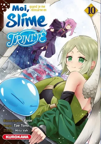 Couverture du manga Moi, quand je me réincarne en Slime – trinité Tome 10