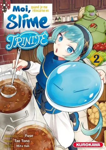 Couverture du manga Moi, quand je me réincarne en Slime – trinité Tome 2
