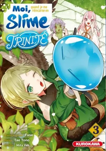 Couverture du manga Moi, quand je me réincarne en Slime – trinité Tome 3