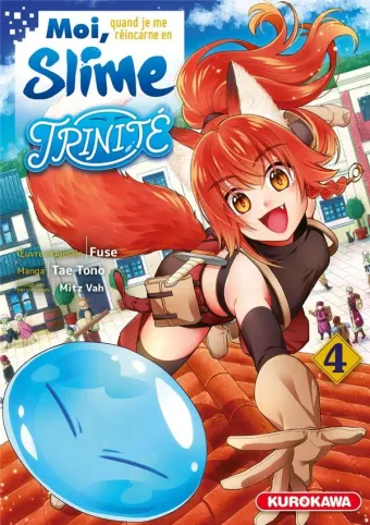 Couverture du manga Moi, quand je me réincarne en Slime – trinité Tome 4
