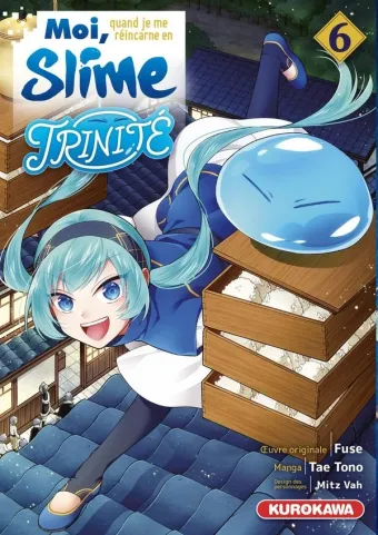 Couverture du manga Moi, quand je me réincarne en Slime – trinité Tome 6