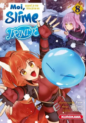 Couverture du manga Moi, quand je me réincarne en Slime – trinité Tome 8