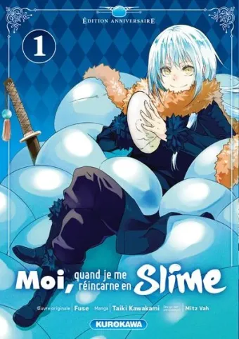 Couverture du manga Moi, quand je me réincarne en Slime Tome 1
