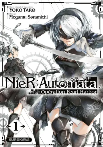 Couverture du manga NieR, automata – opération Pearl Harbor Tome 1