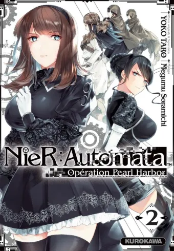 Couverture du manga NieR, automata – opération Pearl Harbor Tome 2