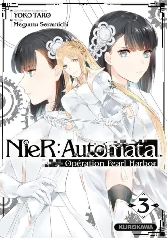 Couverture du manga NieR, automata – opération Pearl Harbor Tome 3