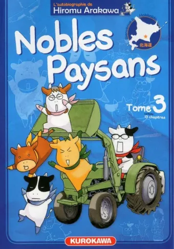 Couverture du manga Nobles paysans – l’autobiographie de Hiromu Arakawa Tome 3