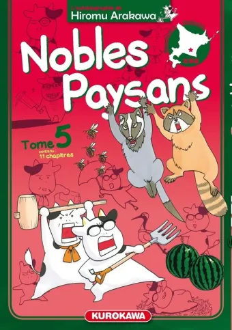 Couverture du manga Nobles paysans – l’autobiographie de Hiromu Arakawa Tome 5