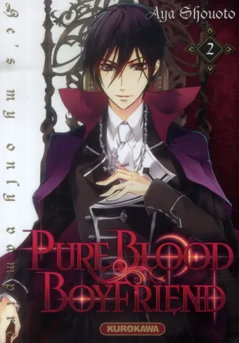 Couverture du manga Pure blood boyfriend – he’s my only vampire Tome 2