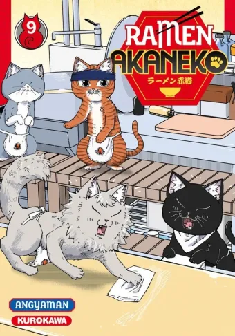 Couverture du manga Ramen akaneko Tome 9