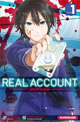 Couverture du manga Real account Tome 1