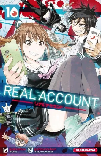 Couverture du manga Real account Tome 10