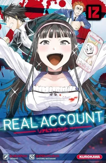 Couverture du manga Real account Tome 12