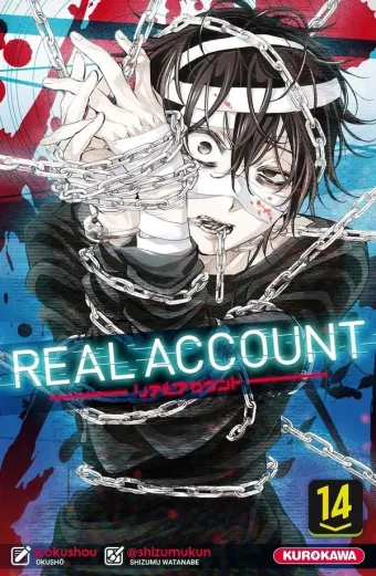 Couverture du manga Real account Tome 14